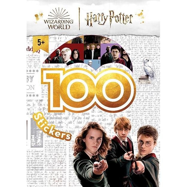 Levně Harry Potter - 100 samolepek s omalovánkovými listy