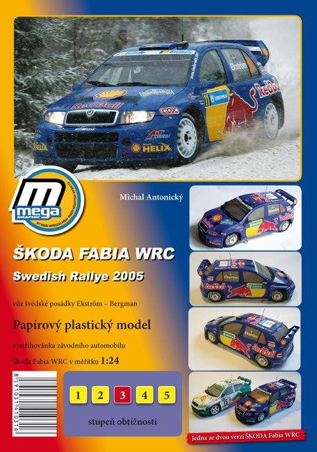 Levně Škoda Fabia WRC ADAC Swedish Rally 2005/papírový model - Michal Antonický