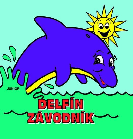 Levně Delfín závodník - kniha do vany - Zuzana Pospíšilová