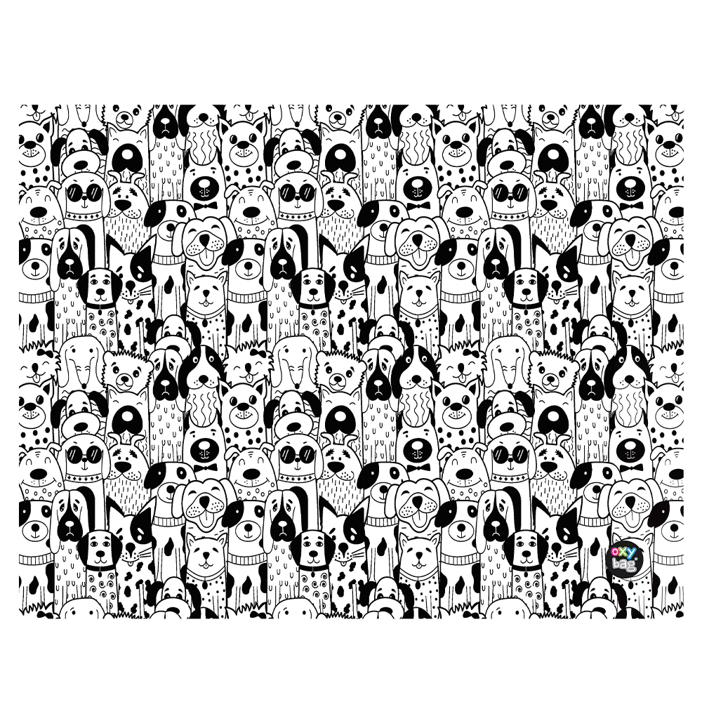 Ubrus do výtvarné výchovy 65 x 50 cm - Pets - main (0)