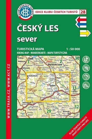 Levně KČT 28 Český les - Sever 1:50T / turistická mapa