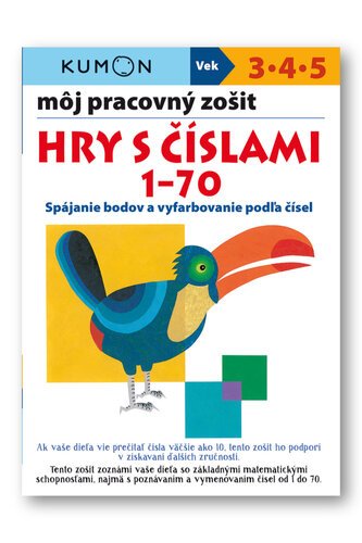 Môj pracovný zošit Hry s číslami 1-70 - Giovanni K. Moto