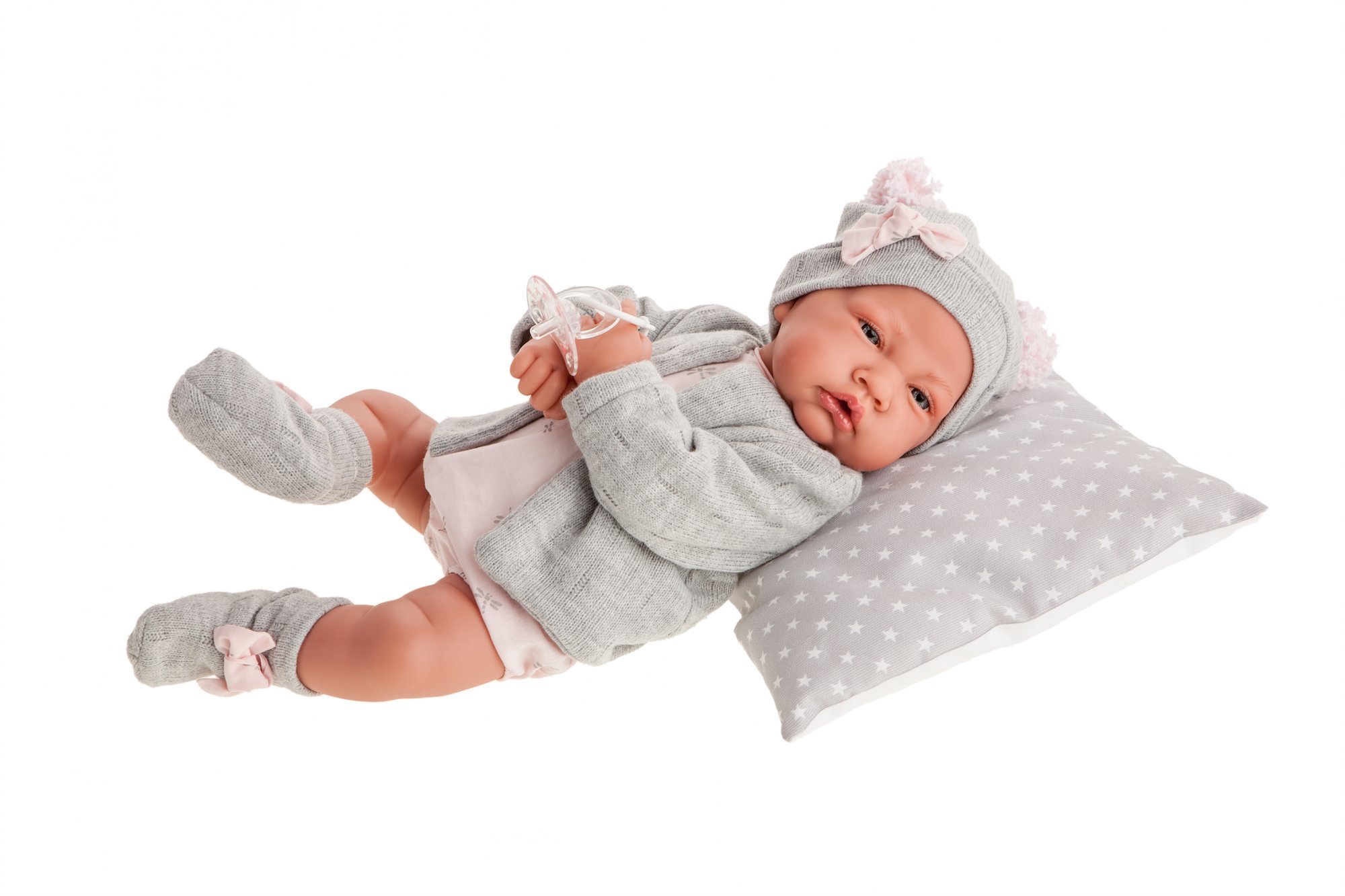 Levně Antonio Juan 3386 NACIDA - realistická panenka miminko s měkkým látkovým tělem - 42 cm