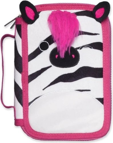 Levně Squishmallows penál Zebra Tracey