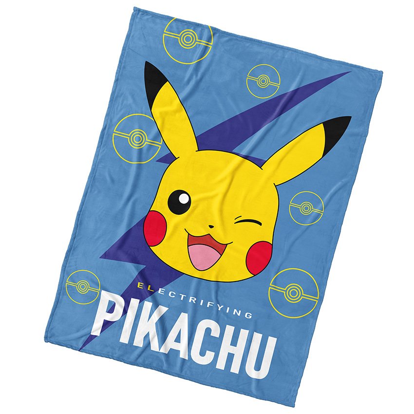 Levně Dětská deka Pokémon Elektrický Pikachu 150x200 cm