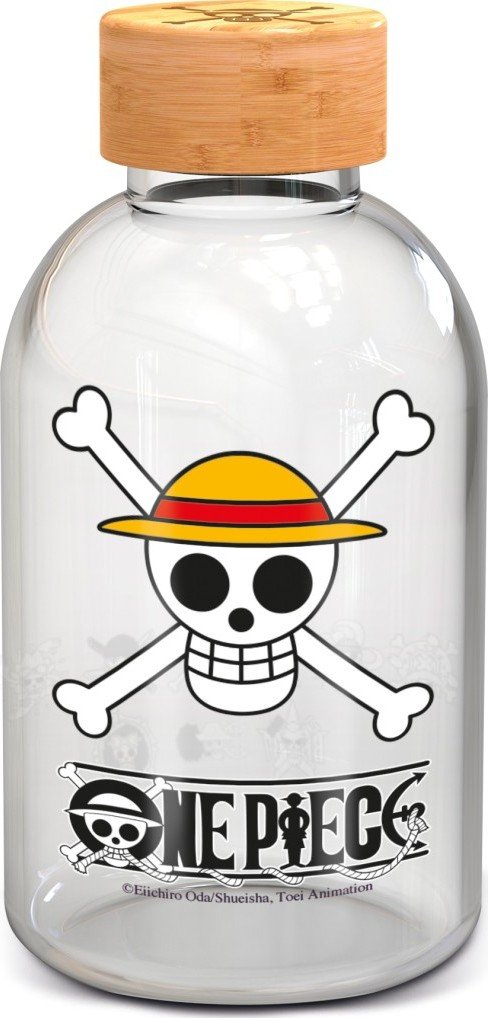 Levně One Piece Láhev na pití skleněná 620 ml