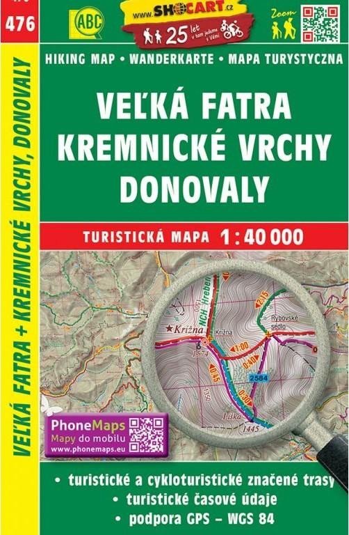 Levně SC 476 Veľká Fatra, Kremnické vrchy, Donovaly 1:40 000