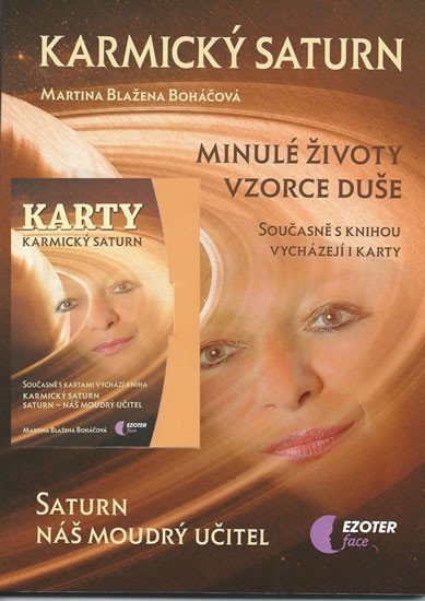Levně Karmický Saturn (kniha + karty 27 ks) - Martina Blažena Boháčová
