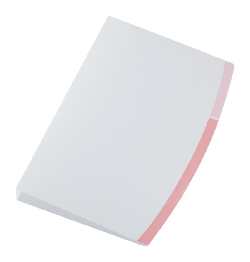 Levně Color Dream 4 kroužkový pořadač A4/40 mm PP - bílo-růžový 700 µ