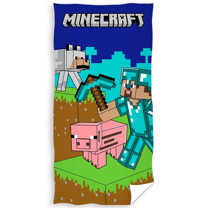 Levně Dětská osuška Minecraft Objev svůj Svět