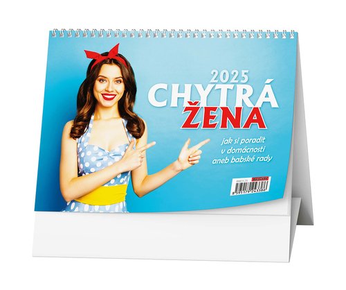 Levně Chytrá žena 2025 - stolní kalendář