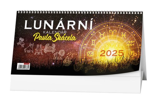 Levně Lunární kalendář Pavla Skácela 2025 - stolní kalendář