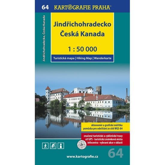 Levně 1: 50T (64)-Jindřichohradecko,Česká Kanada (turistická mapa), 2. vydání