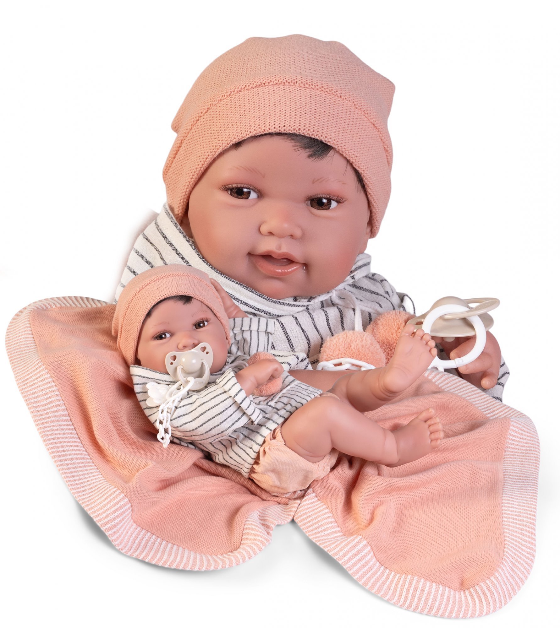 Levně Antonio Juan 50413 PIPO - realistická panenka miminko s celovinylovým tělem - 42 cm