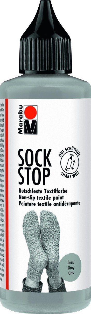 Levně Marabu Sock Stop Protiskluzová barva - šedá 90ml