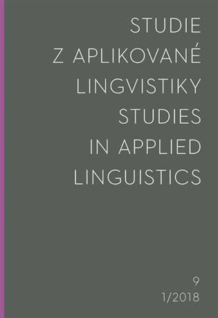 Levně Studie z aplikované lingvistiky 1/2018