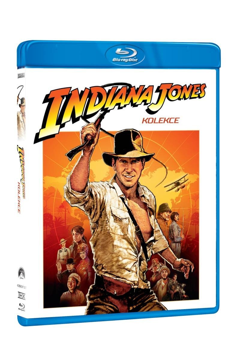 Levně Indiana Jones kolekce 4 Blu-ray