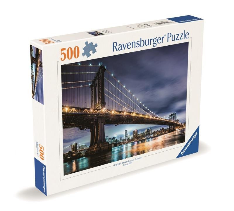 Levně Puzzle Most nad řekou 500 dílků