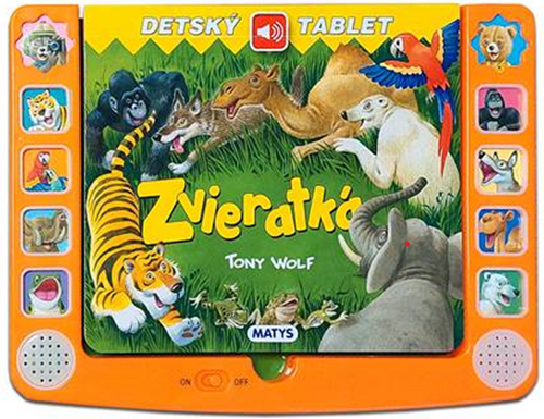 Levně Detský tablet - Zvieratká - Tony Wolf