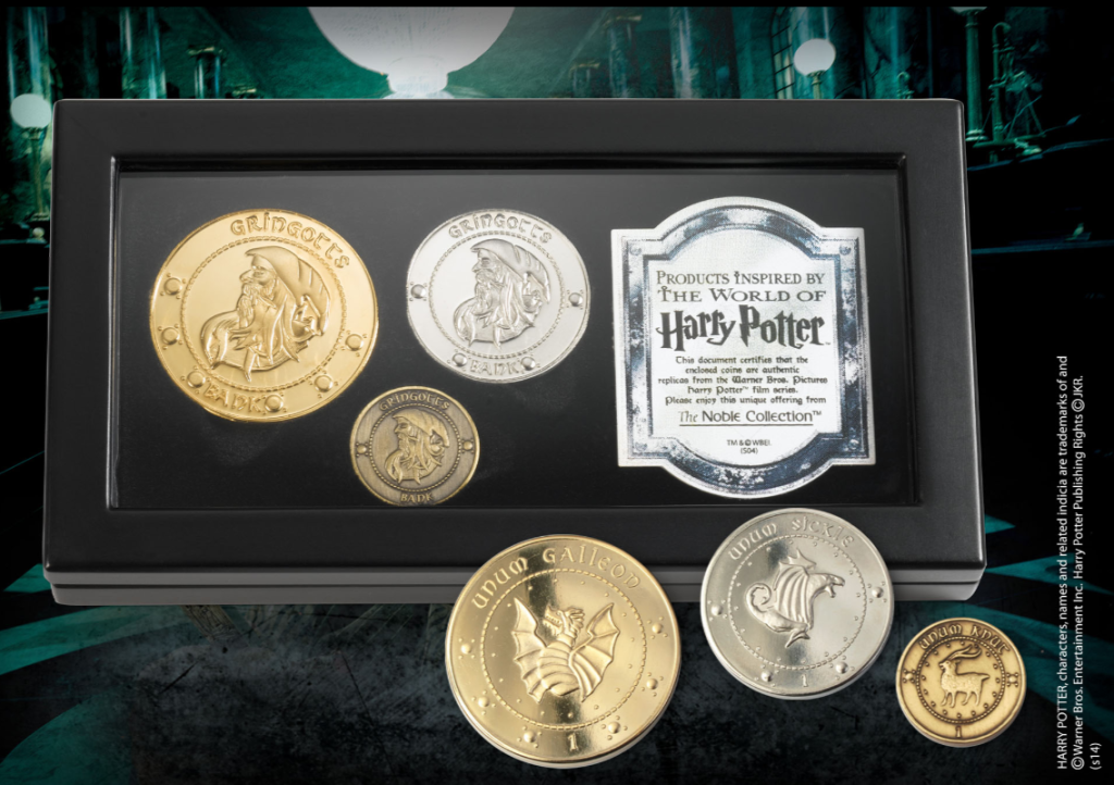 Levně Harry Potter: Kolekce čarodějnických peněz - mince z Gringottovy banky - EPEE Merch - Noble Collection