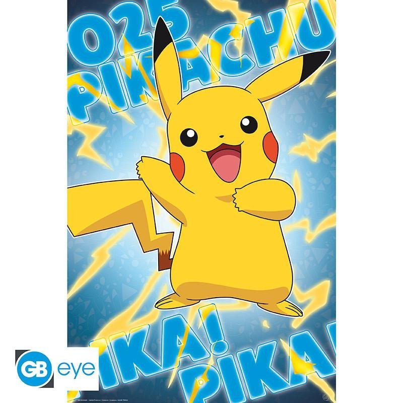 Levně Pokémon Plakát Maxi: Pikachu 91,5 x 61 cm