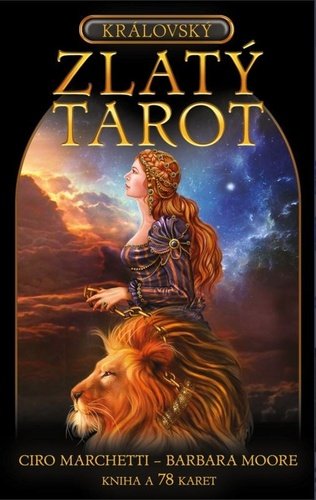 Levně Královský Zlatý tarot - Kniha a 78 karet (lesklé) - Barbara Moore