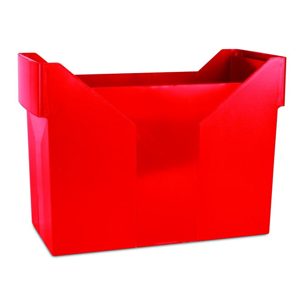 Levně DONAU zásobník na závěsné desky, PS, červený