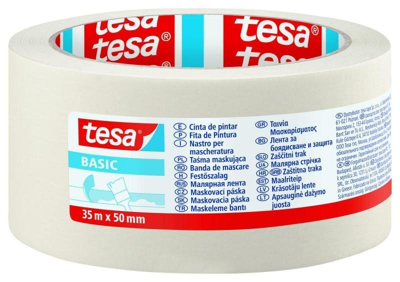 Levně Tesa bílá maskovací páska základní 35m x 50 mm