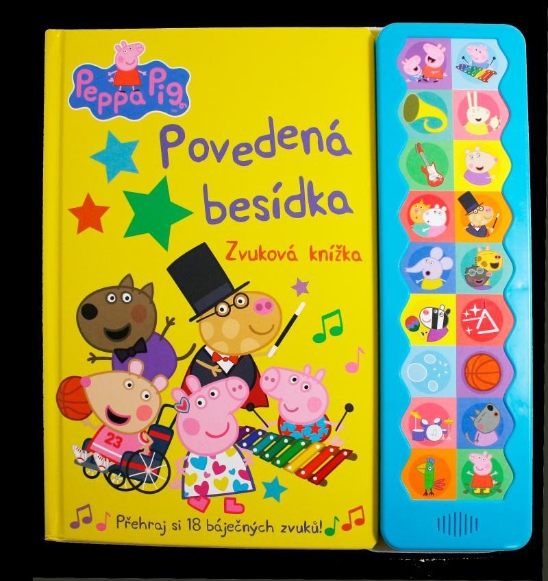 Levně Peppa Pig - Povedená besídka: Zvuková knížka s 18 báječnými zvuky!