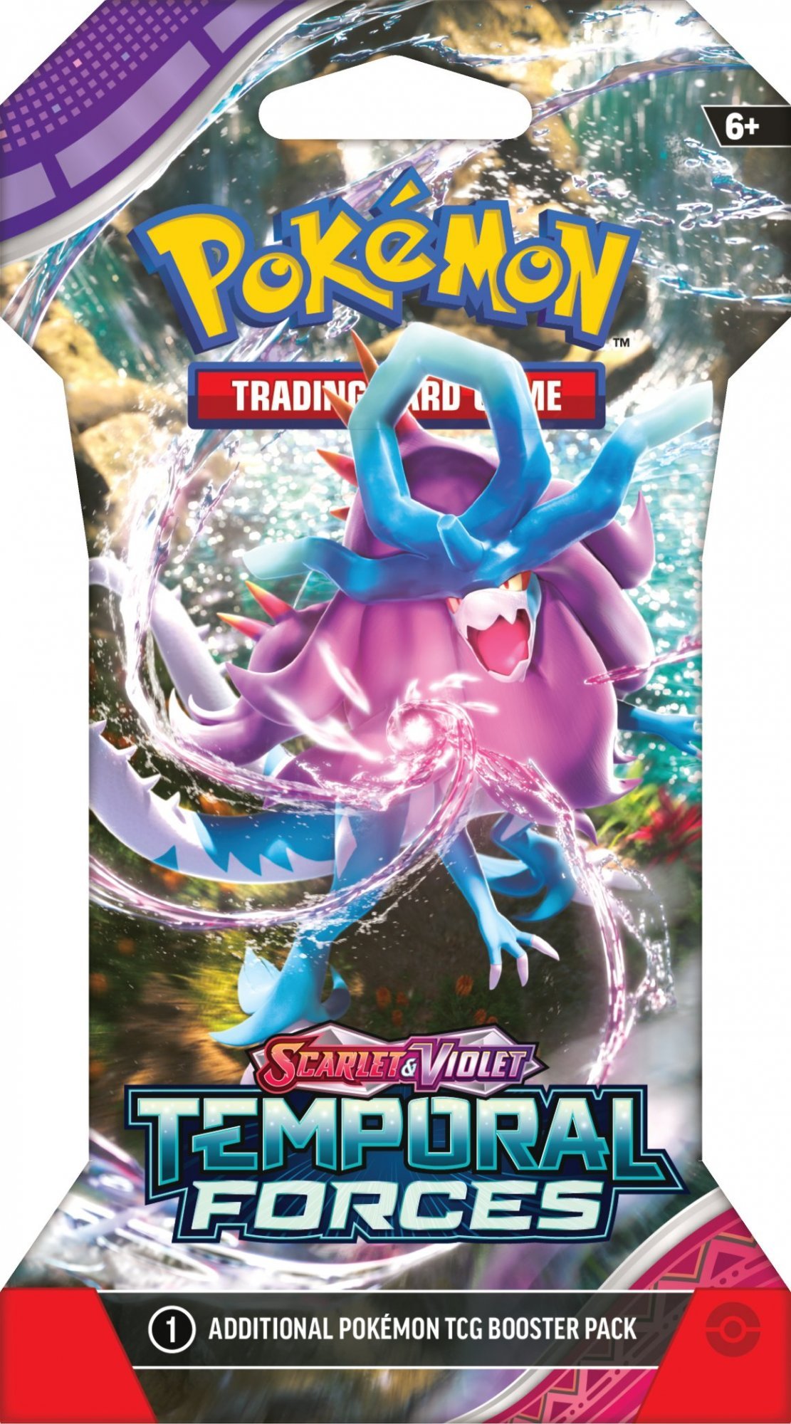 Levně Pokémon TCG: Scarlet &amp; Violet 05 Temporal Forces - 1 Blister Booster