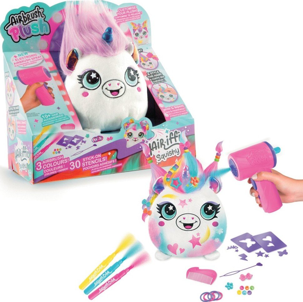 Product detail of Airbrush Hair'iffic Squish Pal - Alltoys