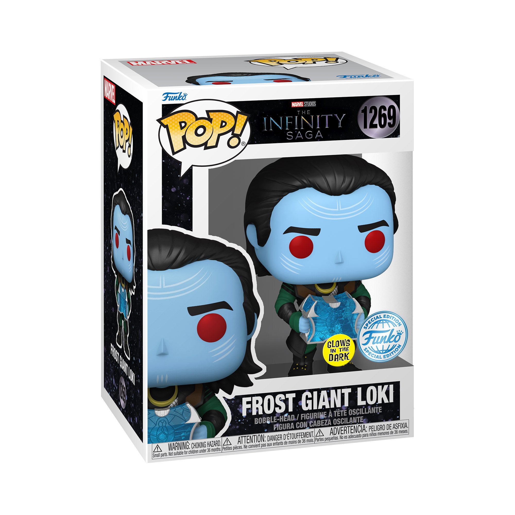 Levně Funko POP Marvel: Thor 2 - Frost Giant Loki (exclusive limited edition GITD)