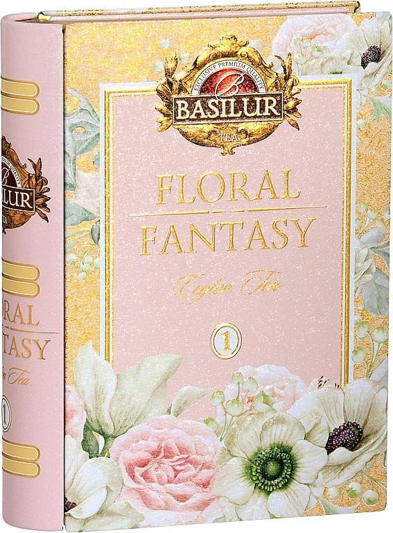 Levně BASILUR Book Floral Fantasy Vol. I. Zelený čaj 100g