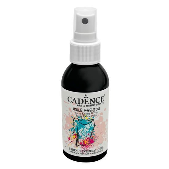 Levně Textilní sprej Cadence - černá / 100 ml