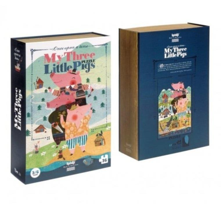 Product detail of LONDJI Velké puzzle Tři prasátka - 36 pcs