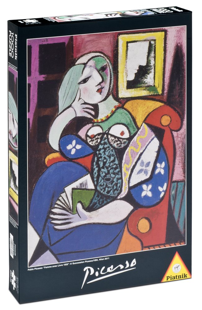 Levně Piatnik Puzzle Picasso, Dívka s knihou 1000 dílků