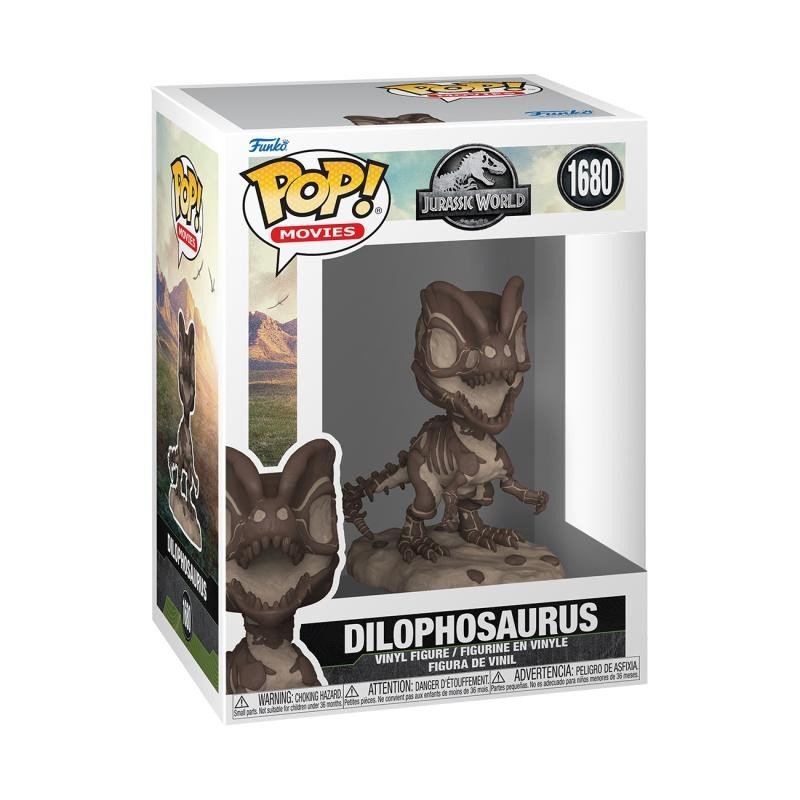 Levně Funko POP Movies: Jurassic World - Dilophosaurus (Fossil) #1680