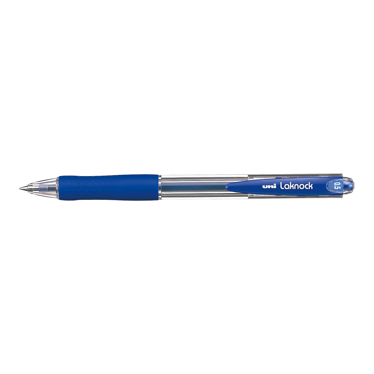 Levně UNI LAKNOCK kuličkové pero SN-100, 0,5 mm, modré - 12ks