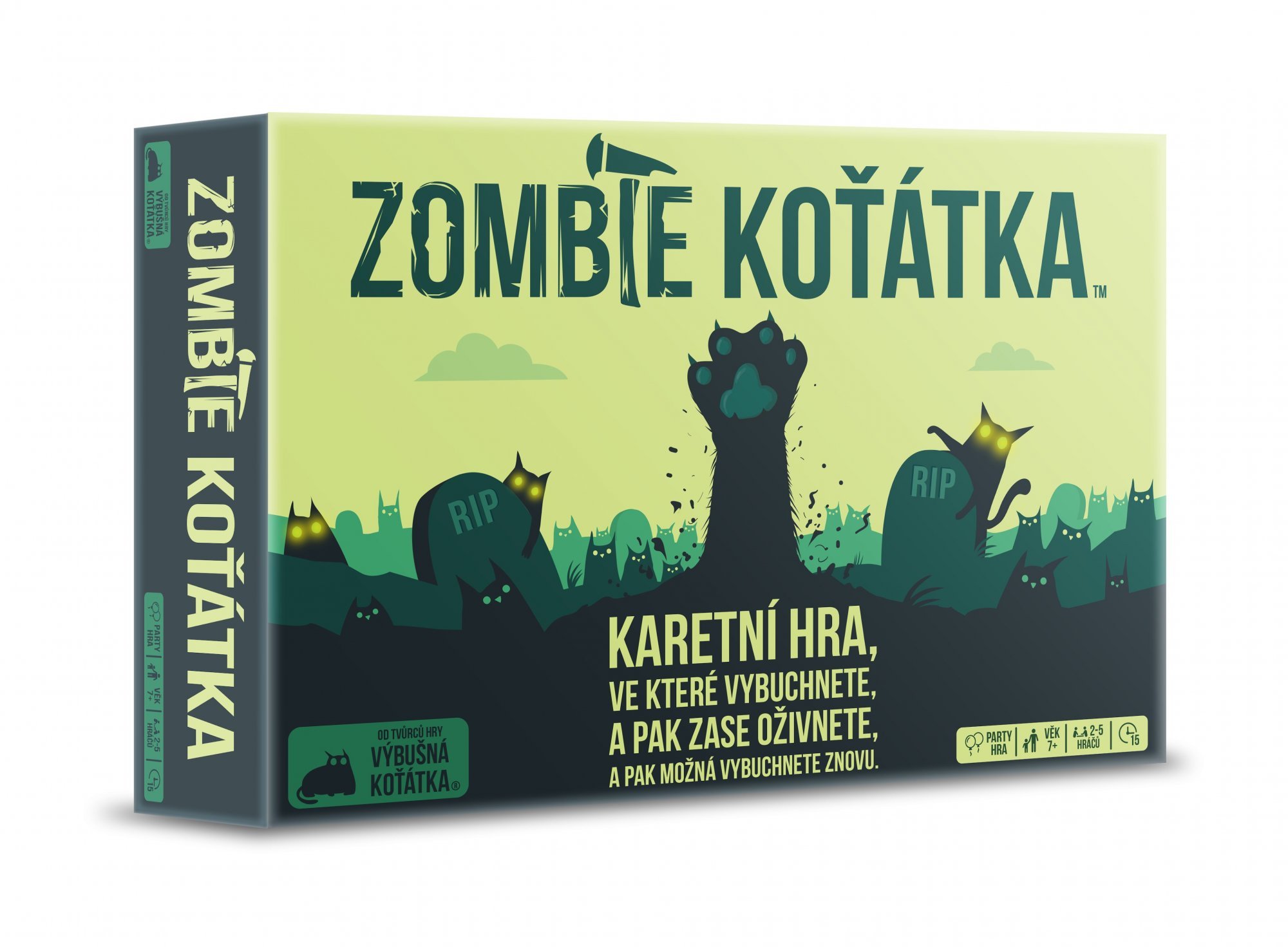 Levně Zombie koťátka - karetní hra (samostatně hratelná) - ADC HRY