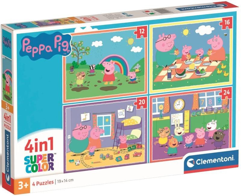 Product detail of Puzzle Prasátko Peppa 4v1