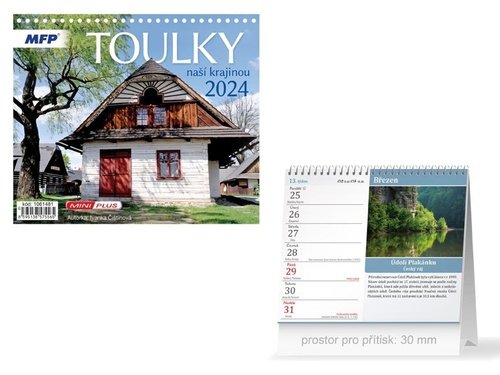 Levně Mini Toulky naší krajinou 2024 - stolní kalendář