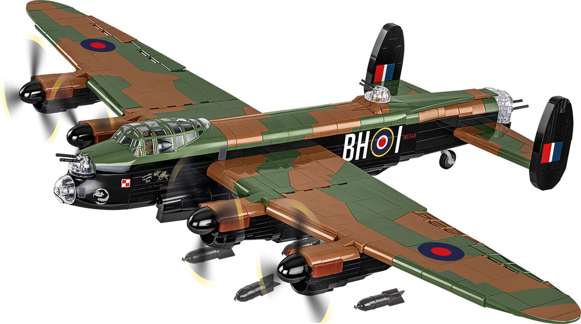 Levně COBI 5759 II WW Avro Lancaster B III, 1:48, 1595 k, 1 f