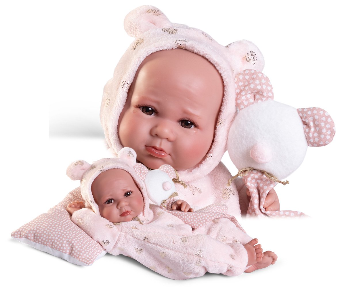 Levně Antonio Juan 50416 LUCA - realistická panenka miminko s celovinylovým tělem - 42 cm