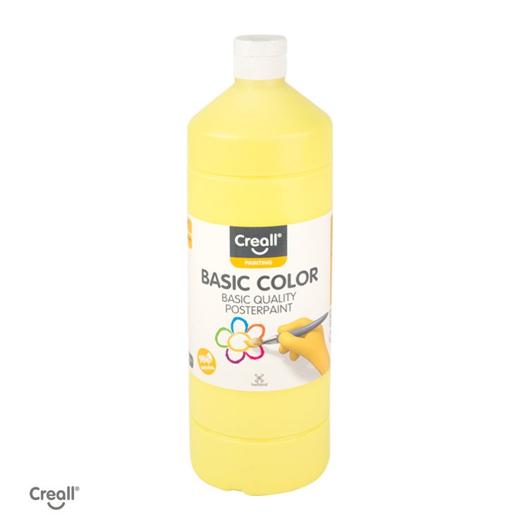 Levně Creall temperová barva, 1000 ml, sv. žlutá