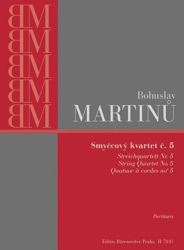 Levně Smyčcový kvartet č. 5 - Bohuslav Martinů
