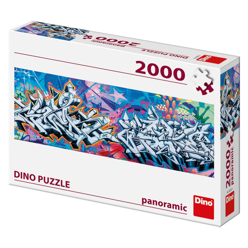 Levně Grafitti: panoramic puzzle 2000 dílků - CZ Drami