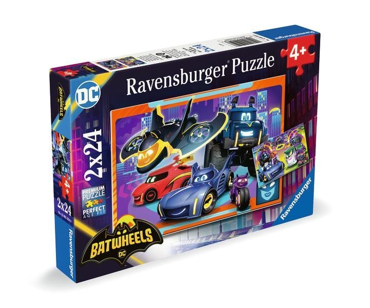 Levně Puzzle Batwheels 2x24 dílků