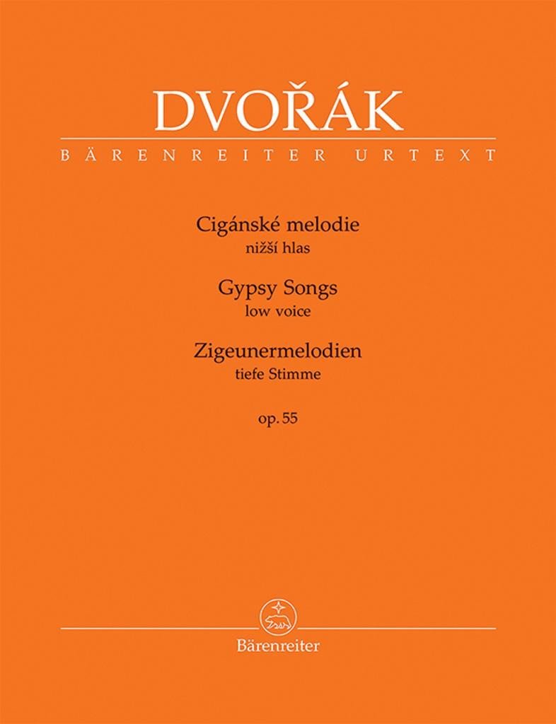 Levně Cigánské melodie nižší hlas, op. 55 - Antonín Dvořák