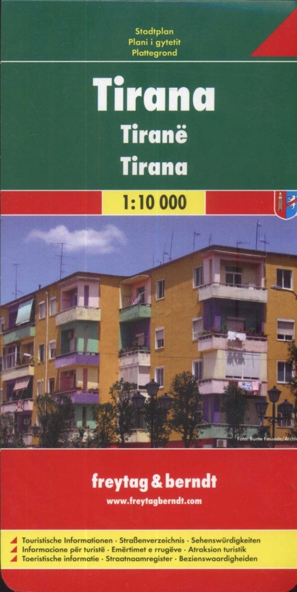 Levně PL 118 Tirana 1:10 000 / plán města