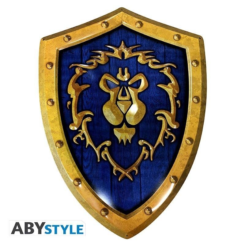 Levně World of Warcraft Plechová cedule: Alliance Shield 38 x 28 cm